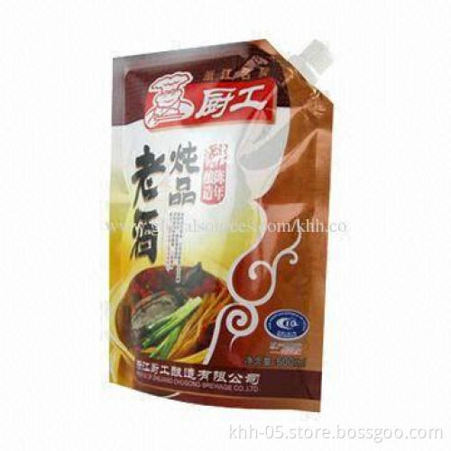 Spout Bag, Stand-up and Suitable for Liquid or Powder Packing
